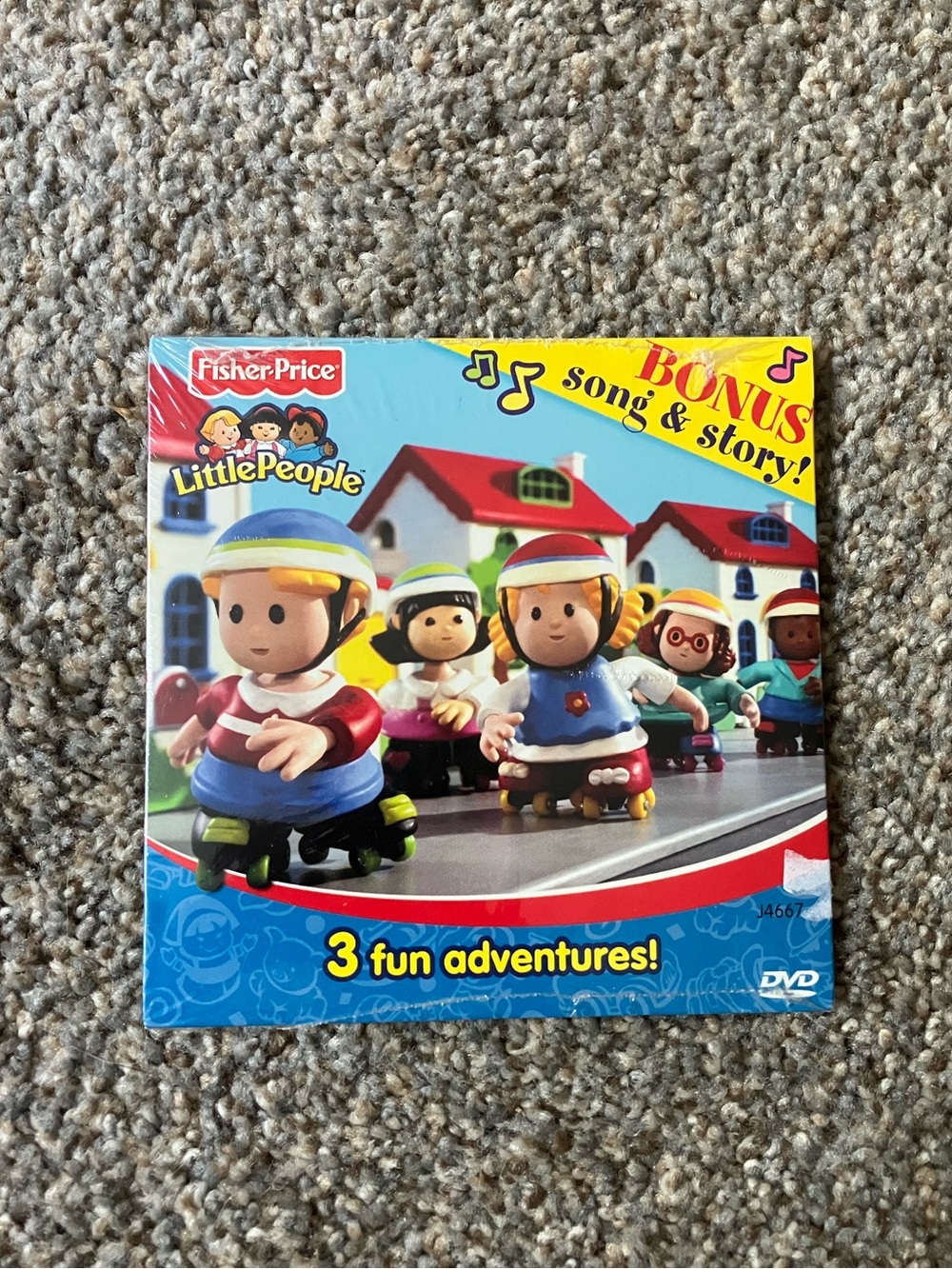 Fisher Price Little People DVD 3 Fun Adventures NEW SEALED Cardboard Sleeve